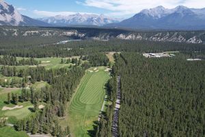 Banff Springs 6th Aerial